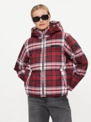 Tommy Hilfiger Kurtka zimowa New York Tartan WW0WW40233 Czerwony Relaxed Fit. Czerwone kurtki damskie Tommy Hilfiger, na zimę, m, bez wzorów, z syntetyku, bez kaptura. Za 1,329.00 zł.