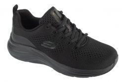 Buty sportowe Sneakersy damskie, Vapor Foam - Fresh Trend. Czarne obuwie sportowe damskie Skechers, bez wzorów, z materiału, trekkingowe. Za 289.99 zł.