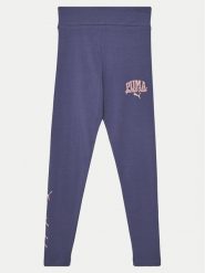 Puma Legginsy Class 685831 Granatowy Slim Fit. Niebieskie legginsy dla dziewczynek Puma, bez wzorów, z bawełny. Za 89.99 zł.