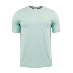 Koszulka Męska 313002 153507. Niebieskie koszulki sportowe męskie Kappa, m, bez wzorów, bez kołnierzyka, bez ramiączek, trekkingowe. Za 76.99 zł.