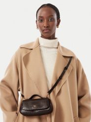 Calvin Klein Torebka Ck Croc Top Handle Bag LV04F3903G Brązowy ciemny. Brązowe torebki do ręki damskie Calvin Klein, bez wzorów, ze skóry, bez dodatków. Za 449.99 zł.