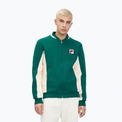 Bluza męska FILA Settanta Track. Zielone bluzy męskie Fila, m, bez wzorów, bez kaptura. Za 189.99 zł.