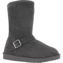 Kozaki zimowe "Deer" w kolorze antracytowym. Kozaki damskie marki Island Boot. W wyprzedaży za 152.95 zł.
