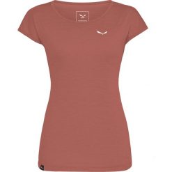 Koszulka trekkingowa damska Puez Melange Dry Ss Tee Women. Szare koszulki sportowe damskie Salewa, m, bez wzorów, z materiału, bez kołnierzyka, bez ramiączek, do biegania. Za 138.99 zł.