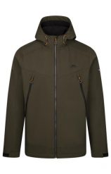 Trespass Hubbard - Męska kurtka softshell Dark Vine. Zielone kurtki męskie 2117 OF SWEDEN, m, z aplikacjami, z gumy, bez kaptura. Za 368.55 zł.