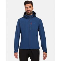Męska kurtka softshell Kilpi RAVIO-M. Niebieskie kurtki sportowe męskie Kilpi, m, bez wzorów, z softshellu, trekkingowe. Za 427.22 zł.