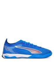 Puma Buty do piłki nożnej Ultra 6 Pro Court 108550 01 Niebieski. Niebieskie buty sportowe męskie Puma, z materiału, bez zapięcia. Za 389.99 zł.