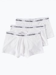 Calvin Klein Obcisłe bokserki pakowane po 3 szt. Mężczyźni Bawełna biały, XL. Białe bokserki męskie Calvin Klein, m, bez wzorów, z bawełny. Za 199.95 zł.
