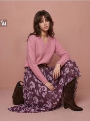 Plisowana spódnica maxi - wielobarwny. Spódnice damskie Sinsay, l, bez wzorów, maxi. Za 39.99 zł.
