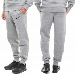 Spodnie Dresowe Męskie Nike Park 26 Dresy Sportowe Bawełniane Joggery. Szare spodnie sportowe męskie Nike, m, bez wzorów, z bawełny. Za 154.99 zł.