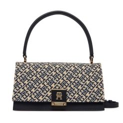 Torebka Tommy Hilfiger. Niebieskie torebki do ręki damskie Tommy Hilfiger, bez wzorów, klasyczne, bez dodatków. Za 699.99 zł.