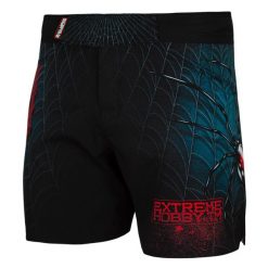 Spodenki Sportowe Męskie na trening i siłownię EXTREME HOBBY WIDOW. Czarne krótkie spodenki sportowe męskie EXTREME HOBBY, m, bez wzorów, z elastanu, na fitness i siłownię. Za 229.00 zł.