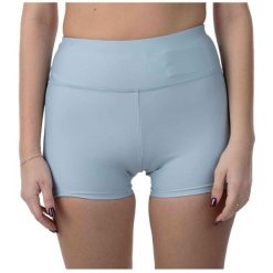 Spodenki do biegania damskie Mizuno Impulse Core. Niebieskie szorty sportowe damskie Mizuno, l, bez wzorów, z elastanu, sportowe, do biegania. Za 83.99 zł.