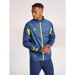 Kurtka Hummel hmllead hmlPRO training /windbreaker. Niebieskie bluzy męskie Hummel, m, bez wzorów, bez kaptura. W wyprzedaży za 294.00 zł.
