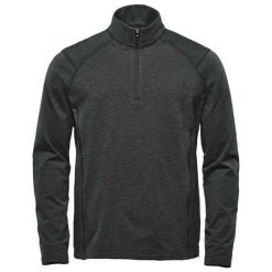 Męska Bluza Treeline Performance Quarter Zip. Brązowe bluzy męskie STORMTECH, m, bez wzorów, z elastanu, z kapturem. Za 257.99 zł.