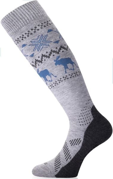 Skarpety merino FWW. Czerwone skarpety męskie LASTING, bez wzorów, z elastanu. Za 116.00 zł.