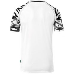 Koszulka Uhlsport Goal 25. Białe koszulki sportowe męskie Uhlsport, xl, bez wzorów, z materiału, bez kołnierzyka, bez ramiączek, do piłki nożnej. Za 176.60 zł.