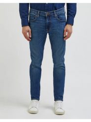 Męskie Spodnie Jeansowe Lee Luke Peace Train 112342254 L719015517, W32 L36. Niebieskie spodnie materiałowe męskie Lee, l, bez wzorów, z bawełny, eleganckie. Za 249.99 zł.