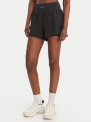 Calvin Klein Performance Szorty sportowe LVGWS6S802 Czarny Regular Fit. Czarne szorty sportowe damskie Calvin Klein Performance, s, bez wzorów, z syntetyku, sportowe, na fitness i siłownię. Za 229.99 zł.