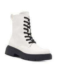 Jenny Fairy Trapery KARINE WS6167-03 Biały. Białe śniegowce i trapery damskie Jenny Fairy, z syntetyku. Za 169.99 zł.