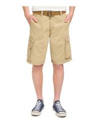 MESKIE SPODENKI LEE WYOMING CARGO BUFF 112145580. Żółte szorty męskie Lee, bez wzorów, z materiału. Za 169.99 zł.