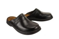 JOSEF SEIBEL 10663 MAX 37 600 schwarz duża stopa, klapki męskie, rozmiary: 48-49. Klapki męskie Josef Seibel, ze skóry. Za 359.90 zł.