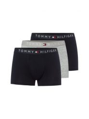Tommy Hilfiger Bokserki w 3-paku Mężczyźni Bawełna szary, S. Szare bokserki męskie Tommy Hilfiger, m, bez wzorów, z bawełny. Za 189.95 zł.
