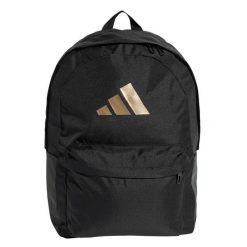 Plecak Adidas Sport Clsc Bar Bp Dorosłych. Czarne plecaki damskie Adidas, bez wzorów, sportowe. Za 155.50 zł.