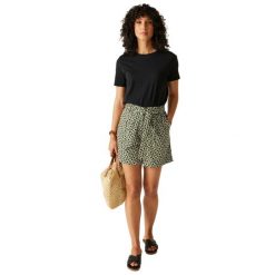 Szorty Damskie Orla Kiely II Jasmine Flower Summer Shorts. Czarne szorty damskie Regatta, s, bez wzorów, z bawełny. Za 107.99 zł.