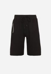 Czarne Klasyczne Dresowe Szorty z Bawełną Liraneve. Czarne szorty męskie Born2be, m, bez wzorów, z bawełny, eleganckie. Za 44.99 zł.