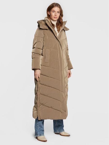 Calvin Klein Kurtka zimowa Modern K20K205127 Beżowy Regular Fit. Brązowe kurtki damskie Calvin Klein, na zimę, xs, bez wzorów, z syntetyku, bez kaptura. Za 959.99 zł.