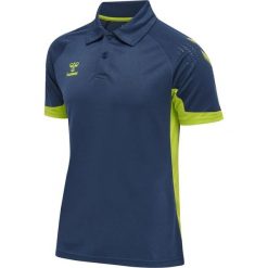 Polo Hummel Lead Functional. Niebieskie koszulki polo męskie Hummel, m, bez wzorów, sportowe, bez ramiączek. Za 191.00 zł.