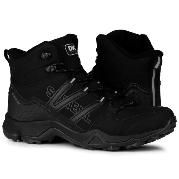 Buty męskie trekkingowe zimowe DK SPIRIT HIGH. Czarne trekkingi męskie DK, na zimę. Za 199.00 zł.