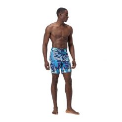 Spodenki szorty plażowe na basen męskie Speedo Print BoardShort. Niebieskie kąpielówki męskie Speedo, l, bez wzorów, z materiału, na fitness i siłownię. Za 281.98 zł.