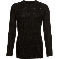 Sweter z kwiatowym haftem bonprix czarny. Swetry damskie marki KALENJI. Za 79.99 zł.