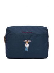 Guess Etui na laptopa H6YZ08 W2599 Granatowy. Niebieskie torby i plecaki dziecięce Guess, z materiału. Za 174.99 zł.