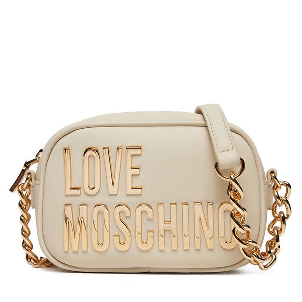 Torebka LOVE MOSCHINO. Białe listonoszki damskie Love Moschino, bez wzorów, bez dodatków. Za 563.99 zł.
