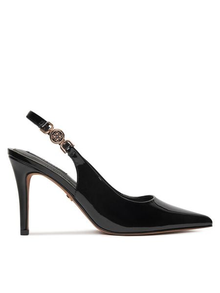 Nine West Szpilki CD23029-2 Czarny. Czarne szpilki damskie Nine West, bez wzorów, z materiału, bez obcasa, bez zapięcia. Za 249.99 zł.