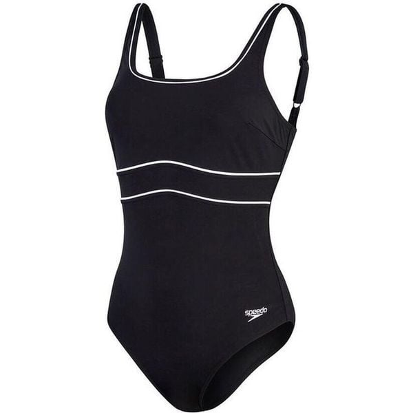 Strój kąpielowy jednoczęściowy damski Speedo Eclipse. Białe kostiumy jednoczęściowe damskie Speedo, s, bez wzorów, z materiału, na fitness i siłownię. Za 454.51 zł.