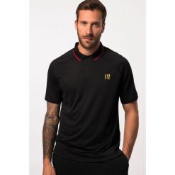 Męska Koszulka polo FLEXNAMIC® piłka nożna funkcyjny dżersej kołnierzyk polo. Czarne koszulki polo męskie JAY-PI, m, bez wzorów, z dżerseju, bez ramiączek. Za 195.99 zł.