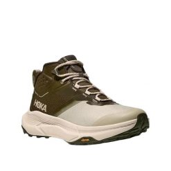 Buty turystyczne Hoka Transport Hike GTX Zielono-Beżowe. Brązowe trekkingi męskie HOKA, trekkingowe, gore-tex. Za 914.75 zł.
