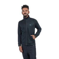 Polar zapinany na zamek błyskawiczny Rossignol Blackside. Czarne bluzy męskie Rossignol, na zimę, m, bez wzorów, z polaru, bez kaptura. Za 409.00 zł.