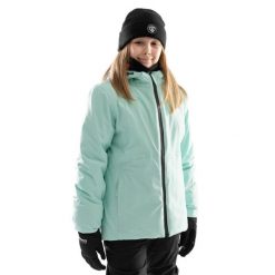 Dziewczęca kurtka snowboardowa Sporty zimowe SIROKO K-Core-G Snatch. Niebieskie buty zimowe dziewczęce SIROKO, bez wzorów, bez zapięcia. W wyprzedaży za 164.95 zł.