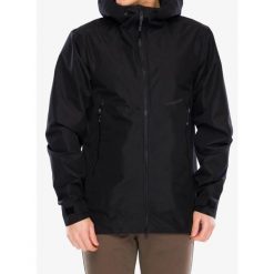 Kurtka przeciwdeszczowa męska Didriksons Basil Jacket 4. Czarne kurtki męskie Didriksons, m, bez wzorów, bez kaptura. Za 582.99 zł.