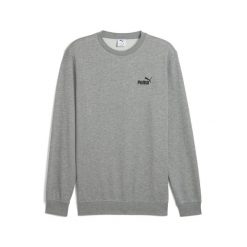 Męska bluza Essentials z małym logo No. 1 PUMA Medium Gray Heather. Szare bluzy męskie Puma, m, bez wzorów, z dzianiny, bez kaptura. Za 183.68 zł.