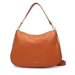 Torebka Coccinelle. Brązowe torebki do ręki damskie Coccinelle, bez wzorów, klasyczne, bez dodatków. Za 1,399.00 zł.