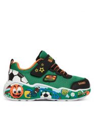 Skechers Sneakersy Play Scene 407312N/GRMT Zielony. Zielone buty sportowe chłopięce Skechers, bez wzorów, z materiału, bez zapięcia. Za 179.99 zł.