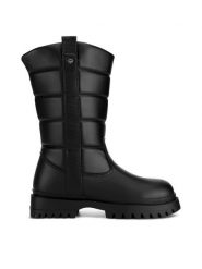 DeeZee Śniegowce CF2968-1 Czarny. Czarne buty zimowe dziewczęce DeeZee, z tworzywa sztucznego, bez zapięcia. Za 169.99 zł.