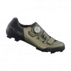 Buty Shimano SH-XC502. Zielone buty sportowe męskie Shimano, bez zapięcia, rowerowe. Za 539.99 zł.