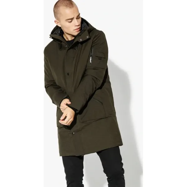 Confront Kurtka Talc , khaki, rozmiar XL. Brązowe kurtki męskie Confront, na zimę, m, bez wzorów, z polaru, bez kaptura. W wyprzedaży za 199.99 zł.